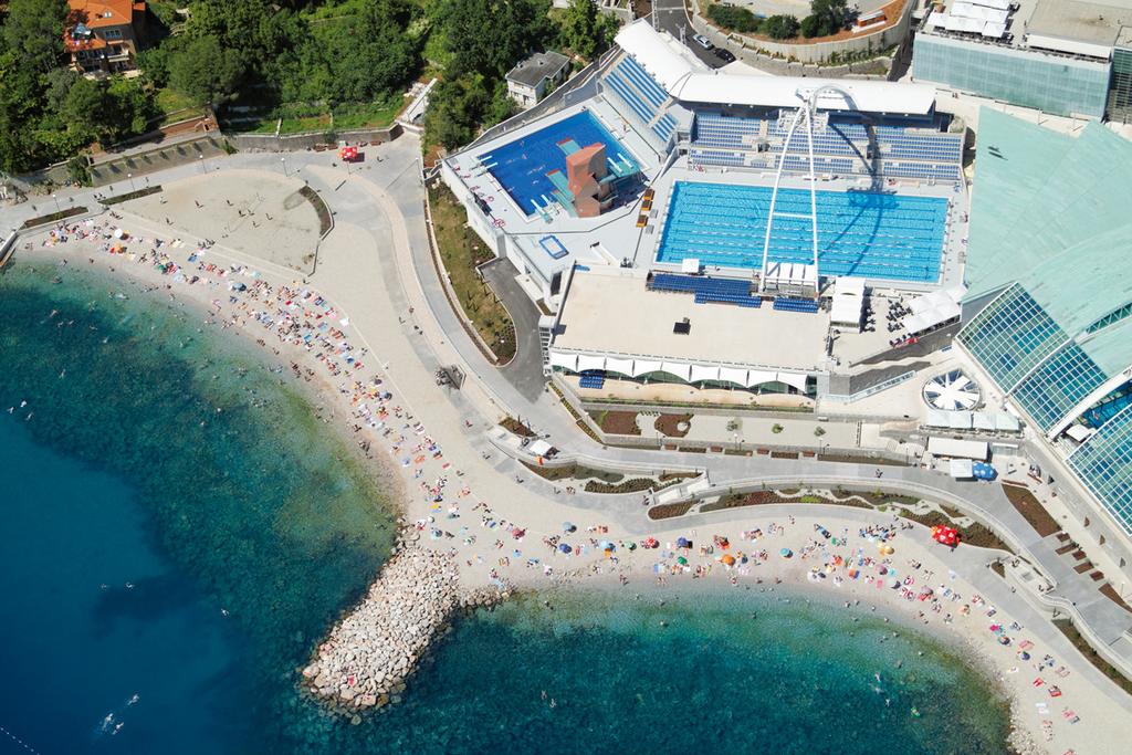 Водный комплекс «Кантрида» на побережье Средиземного моря в Риеке